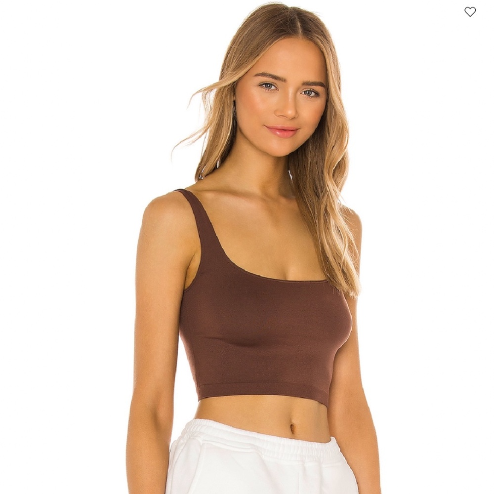 NEW - FREE PEOPLE Scoop Neck Crop Tank Top - FP REVOLVE